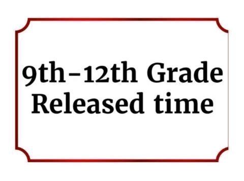 📢 Attention 9th-12th Graders! 📢 ⏰ Tuesday, October 20th, is the deadline to sign up…